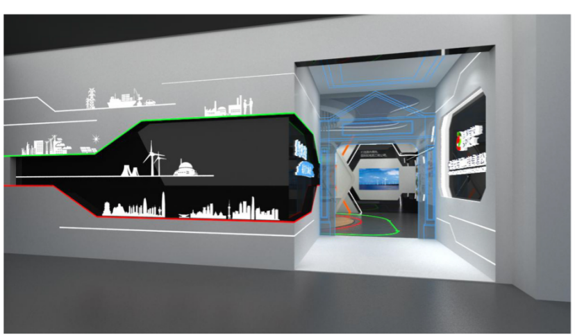 企業(yè)展廳設(shè)計(jì)設(shè)計(jì)方案的效果圖